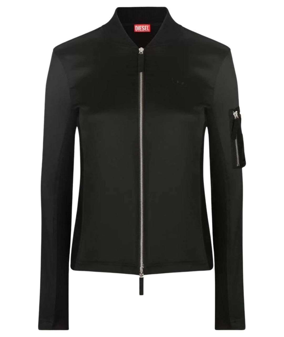 DIESEL Черная ацетатная куртка, фото 1