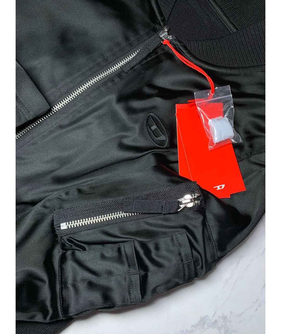 DIESEL Черная ацетатная куртка, фото 7