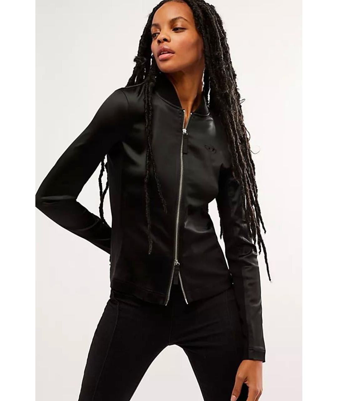 DIESEL Черная ацетатная куртка, фото 4