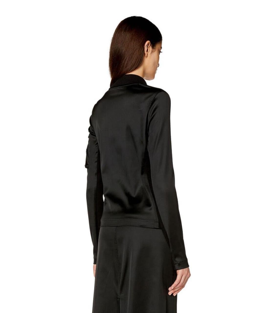 DIESEL Черная ацетатная куртка, фото 3