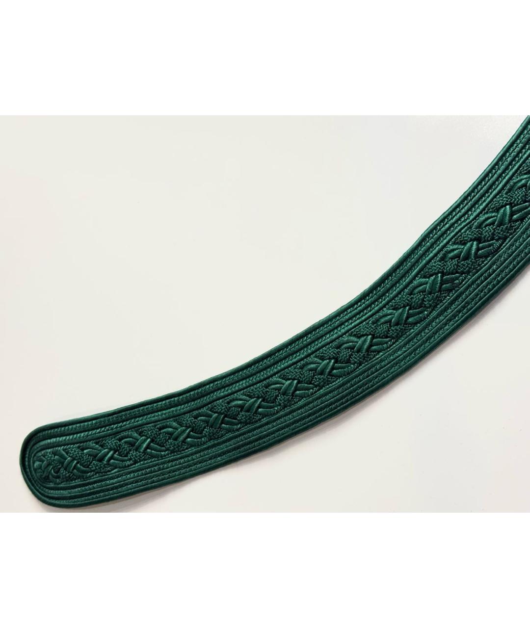 NINA RICCI Зеленый пелетеный ремень, фото 8
