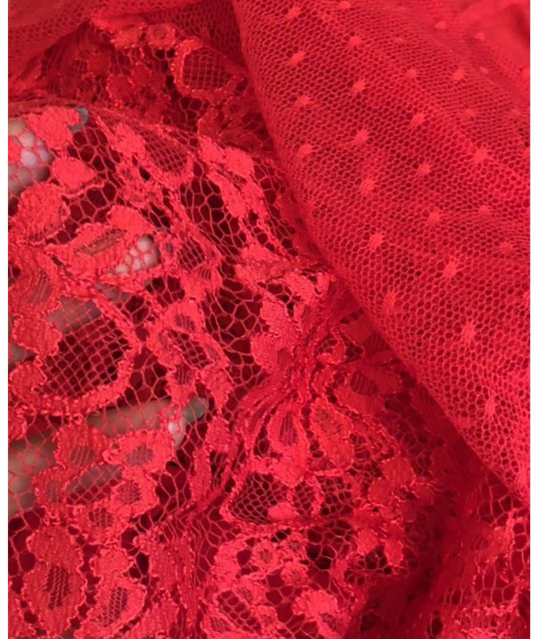 ERMANNO SCERVINO Красное полиамидовое коктейльное платье, фото 4