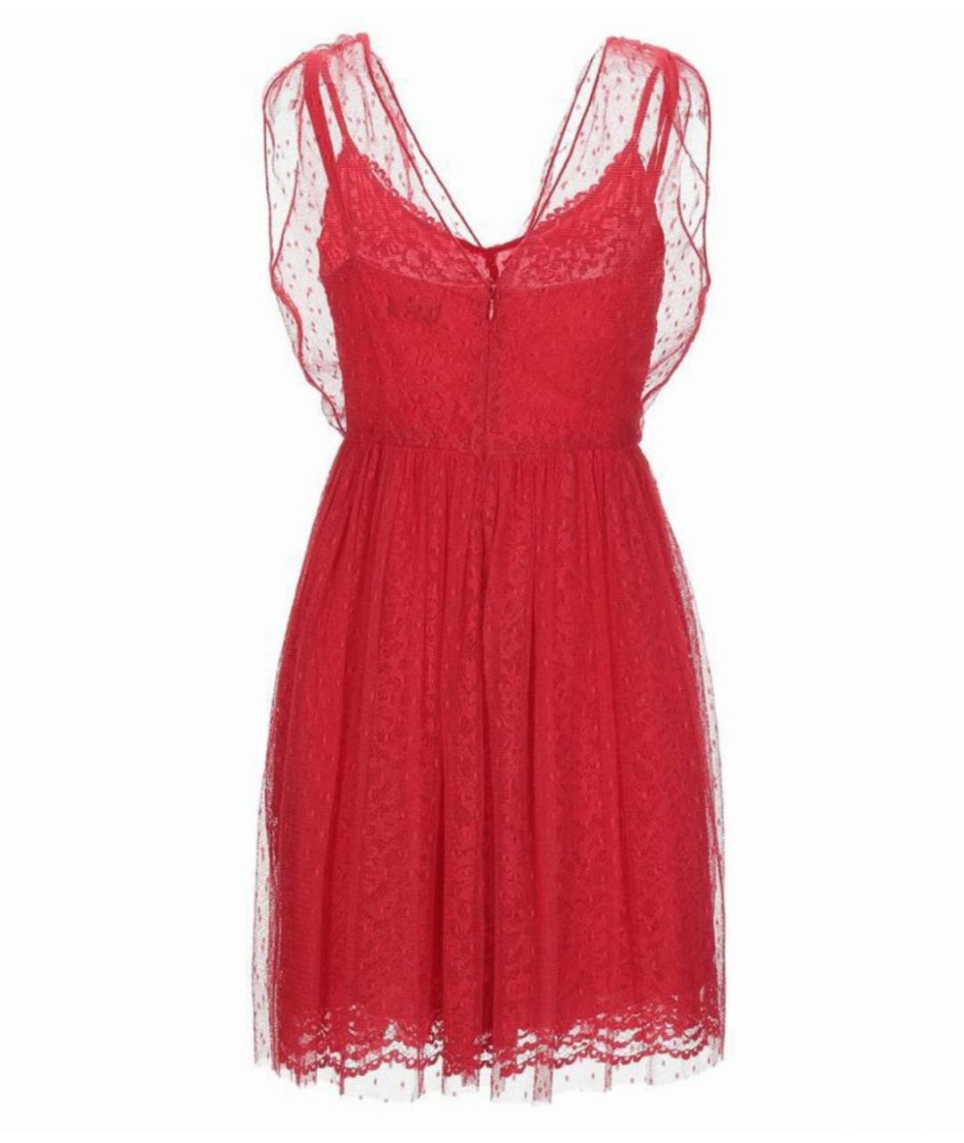 ERMANNO SCERVINO Красное полиамидовое коктейльное платье, фото 2