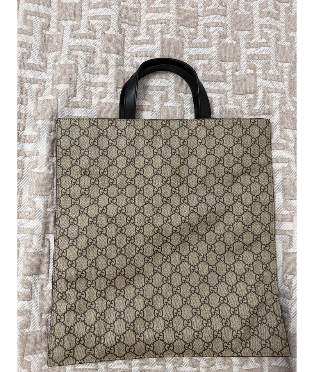 GUCCI Бежевая сумка тоут, фото 2