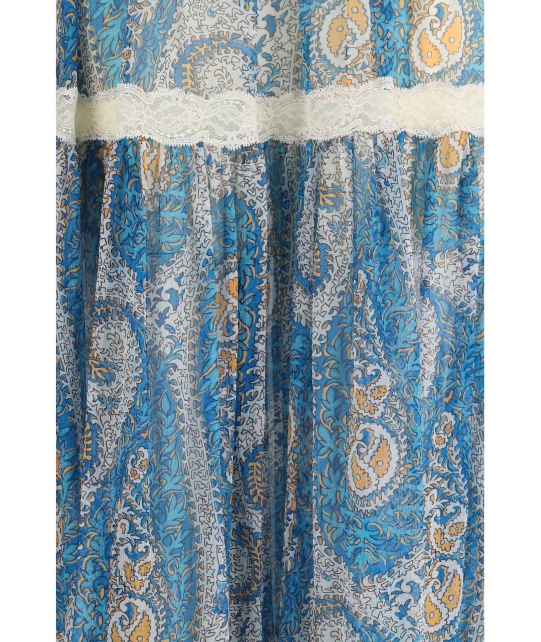 ETRO Мульти шелковая юбка макси, фото 3