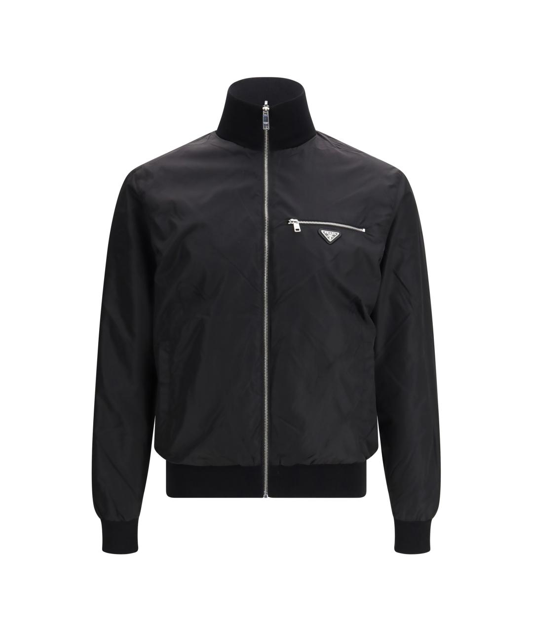 PRADA Черная шерстяная куртка, фото 2