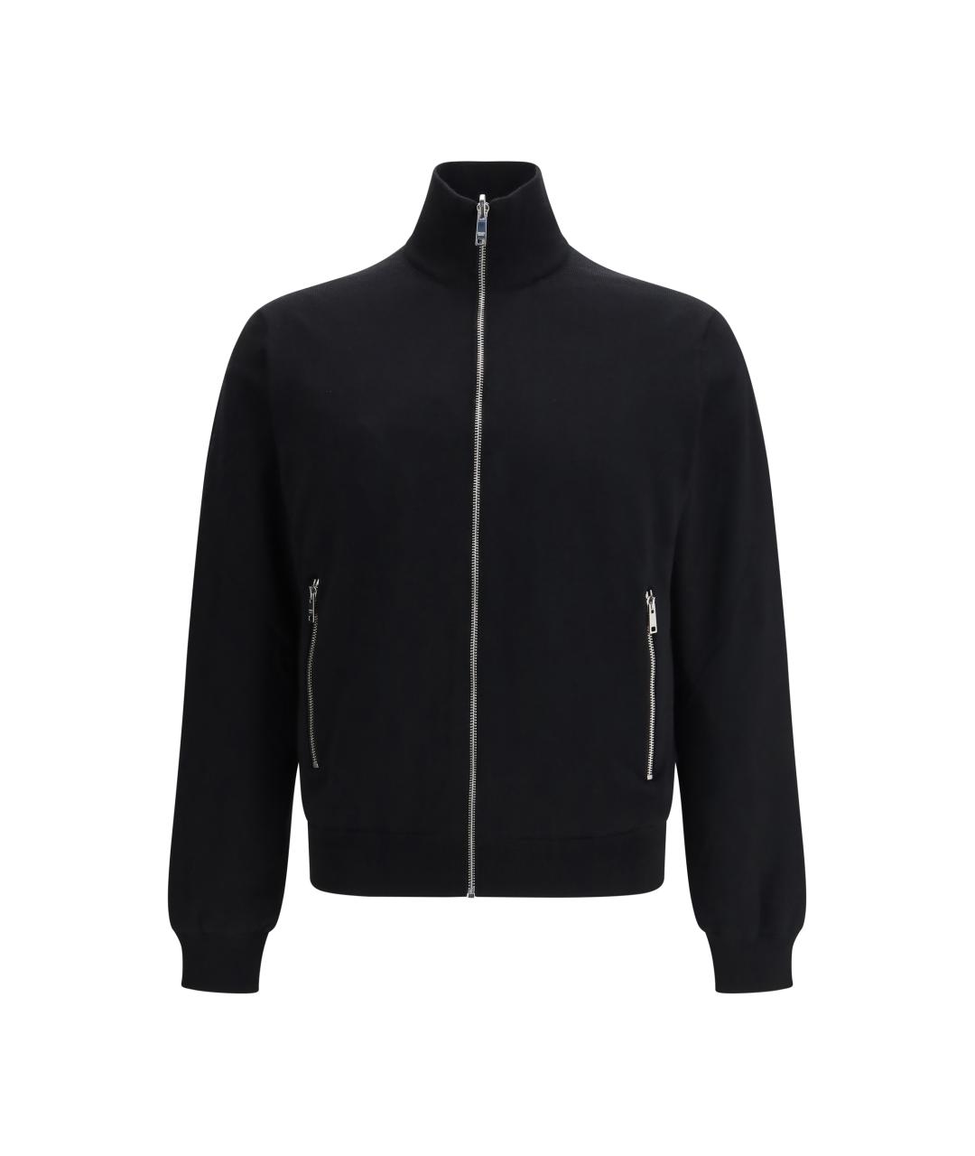 PRADA Черная шерстяная куртка, фото 1