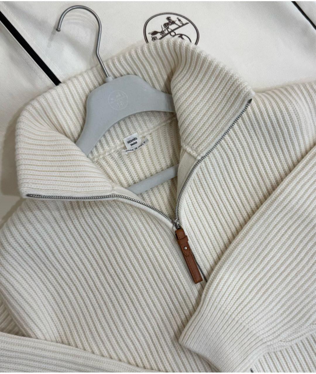 HERMES Бежевый кардиган, фото 5