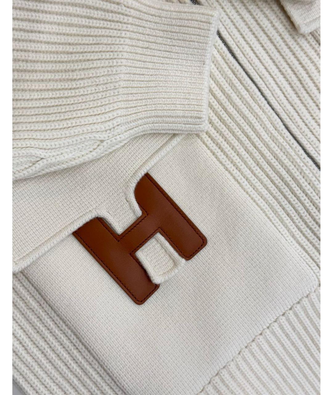 HERMES Бежевый кардиган, фото 4