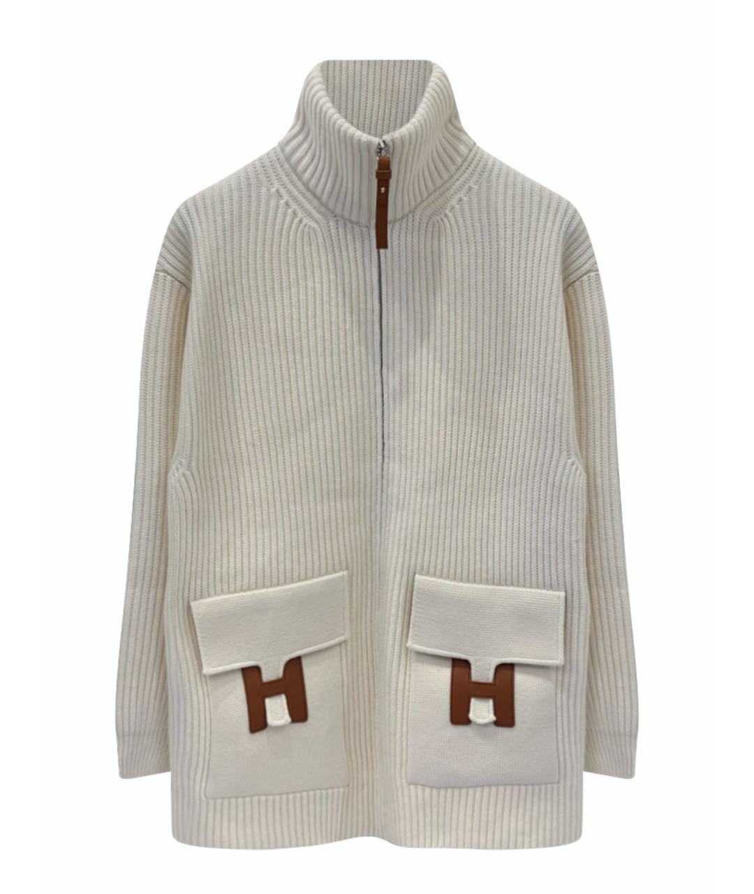 HERMES Бежевый кардиган, фото 1