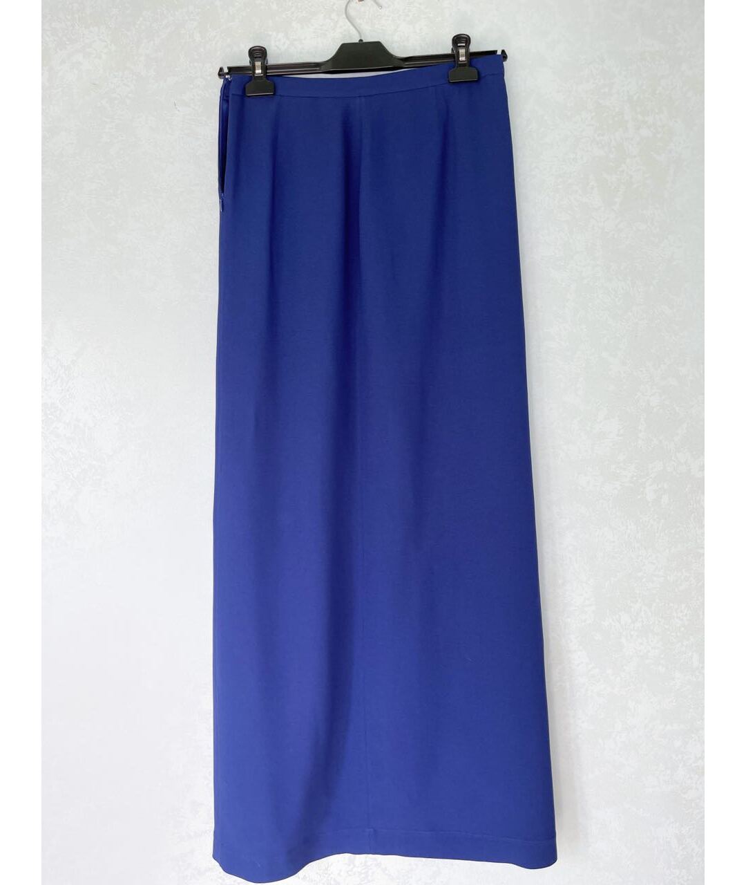 VERSACE Синяя вискозная юбка макси, фото 2