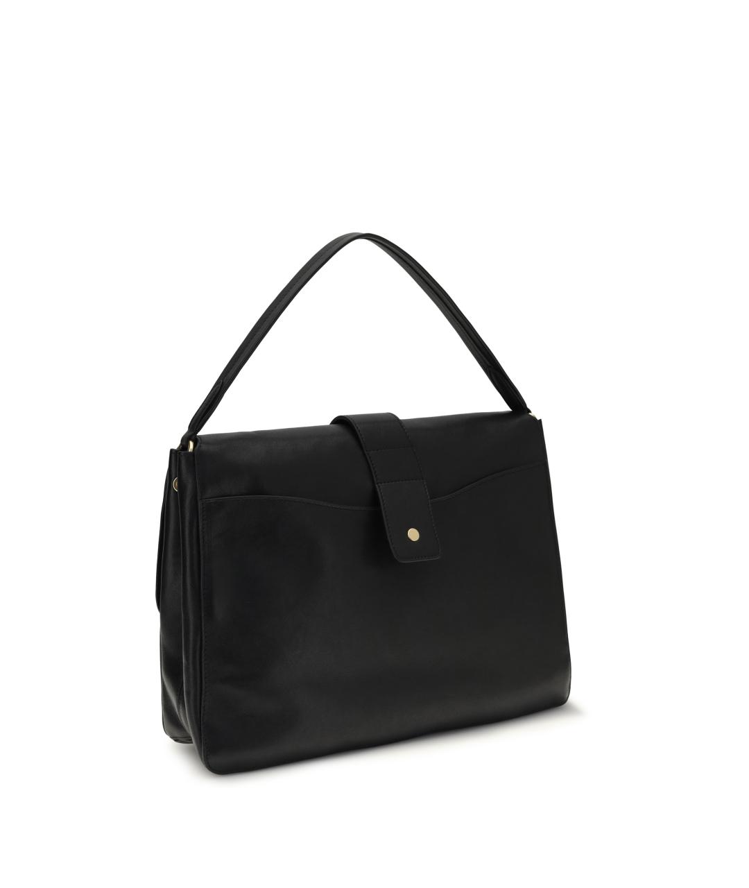 BURBERRY Черная кожаная сумка через плечо, фото 3