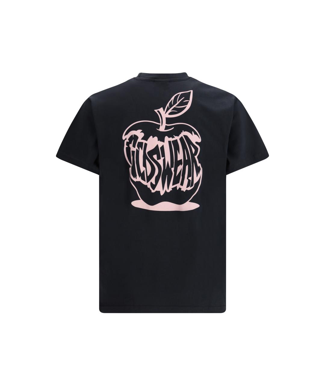 GCDS Антрацитовая хлопковая футболка, фото 2