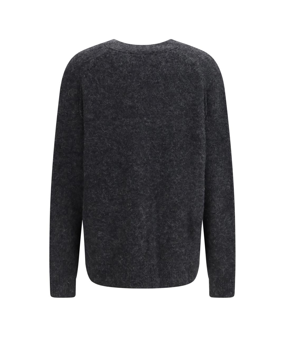 ISABEL MARANT ETOILE Серый шерстяной кардиган, фото 2