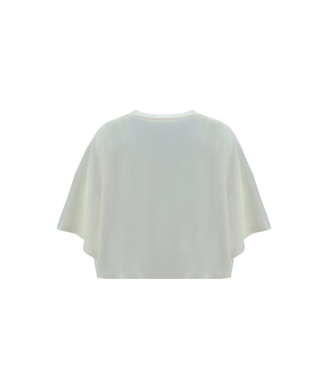 CHLOE Белая хлопковая футболка, фото 2