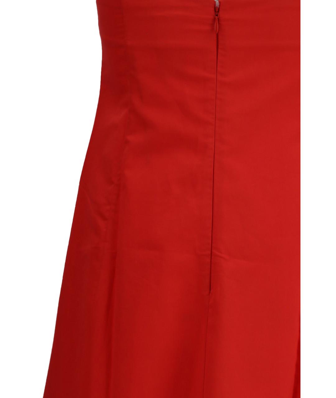 DI STAVNITSER Красное хлопковое повседневное платье, фото 3