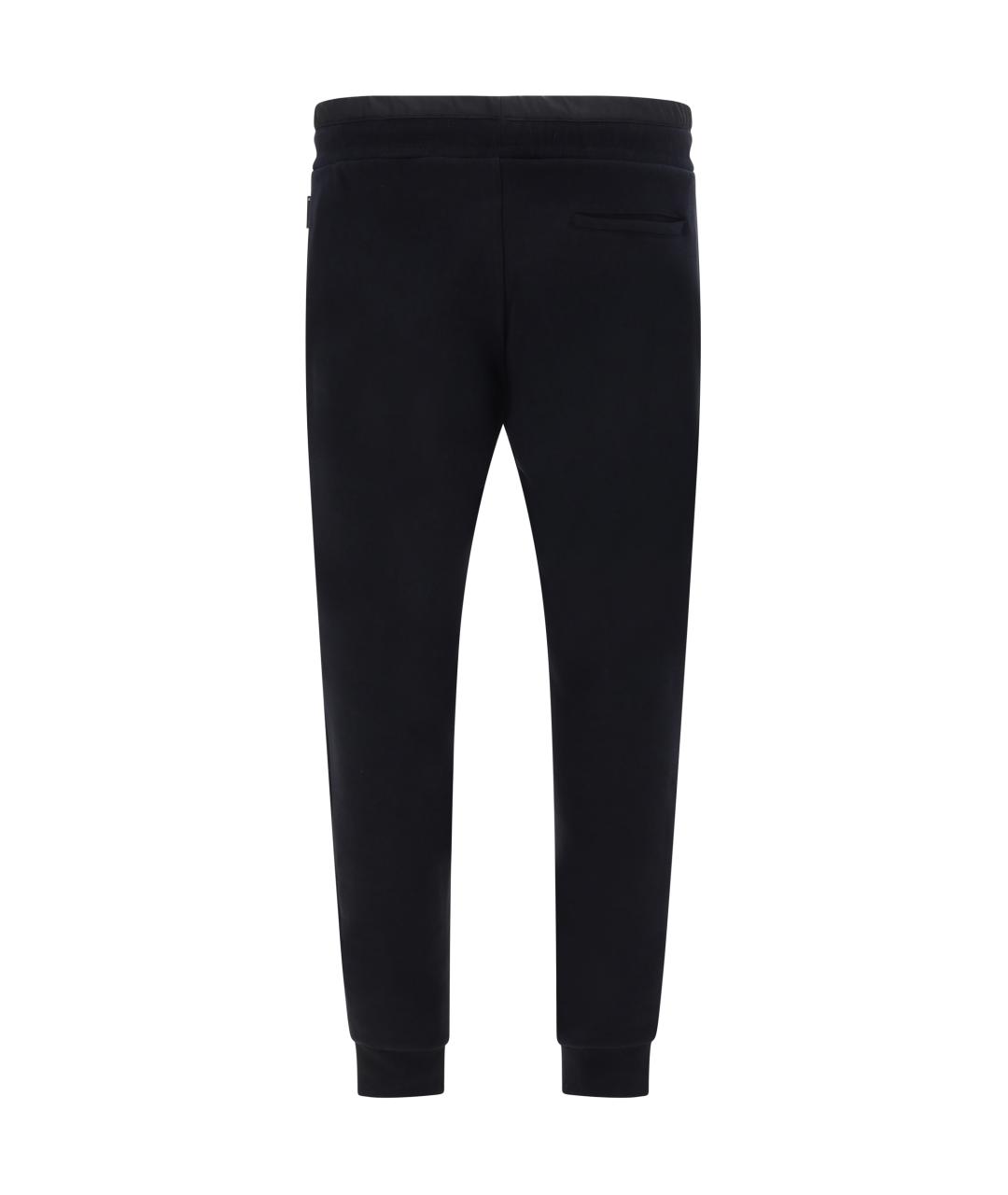 PHILIPP PLEIN Черные хлопковые повседневные брюки, фото 2