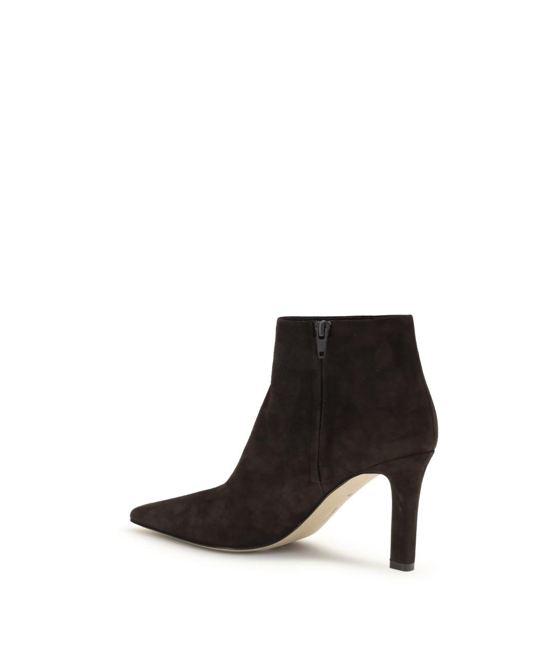 THE ROW Коричневые кожаные ботильоны, фото 3