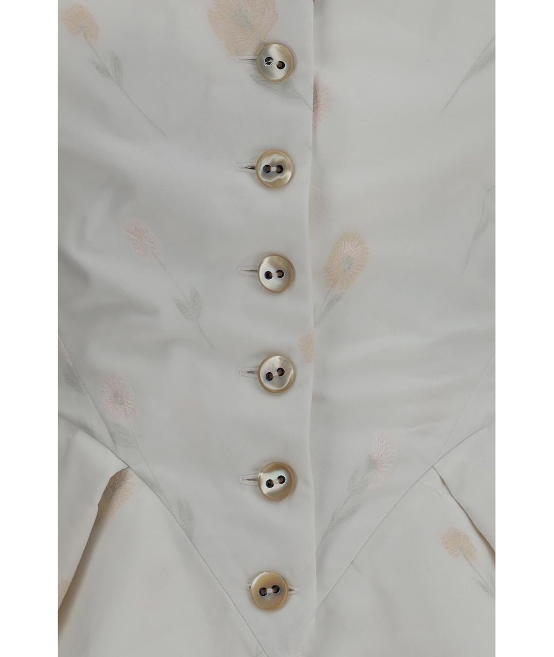 VIVIENNE WESTWOOD Белая хлопковая майка, фото 3