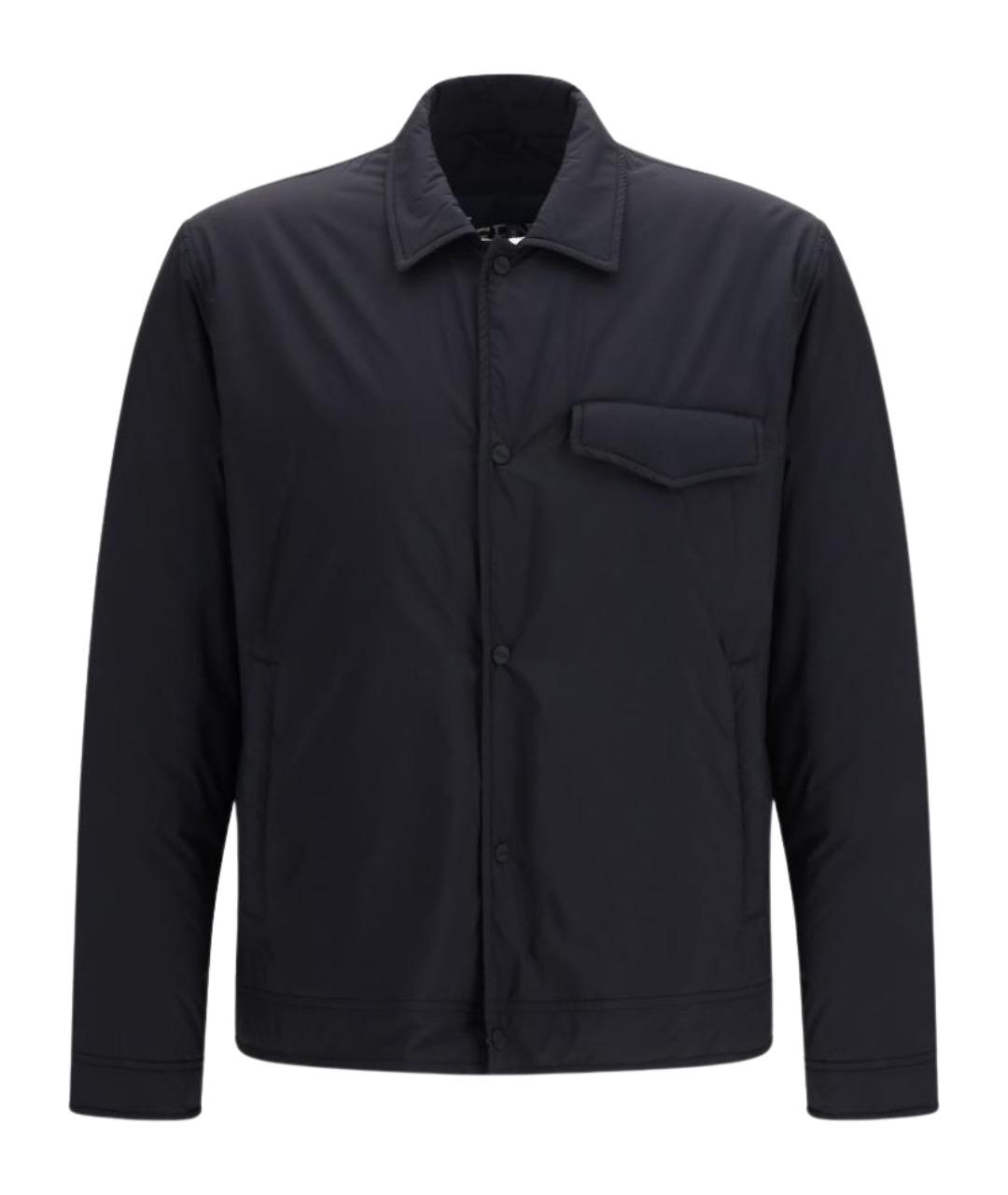 HERNO Черная полиамидовая куртка, фото 1