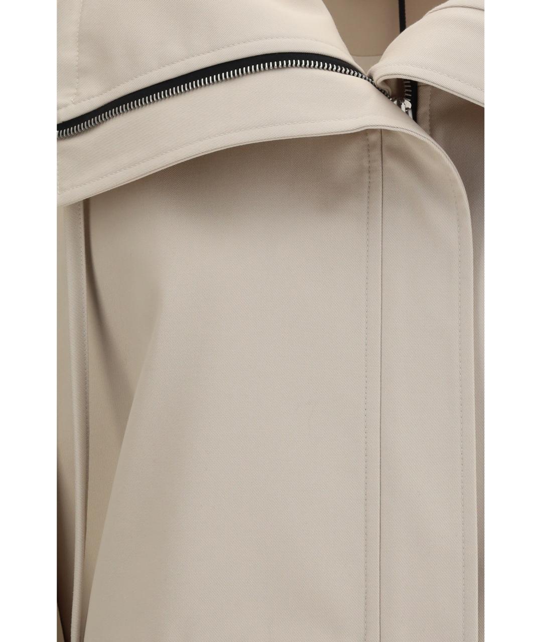 LARDINI Бежевая полиэстеровая куртка, фото 3