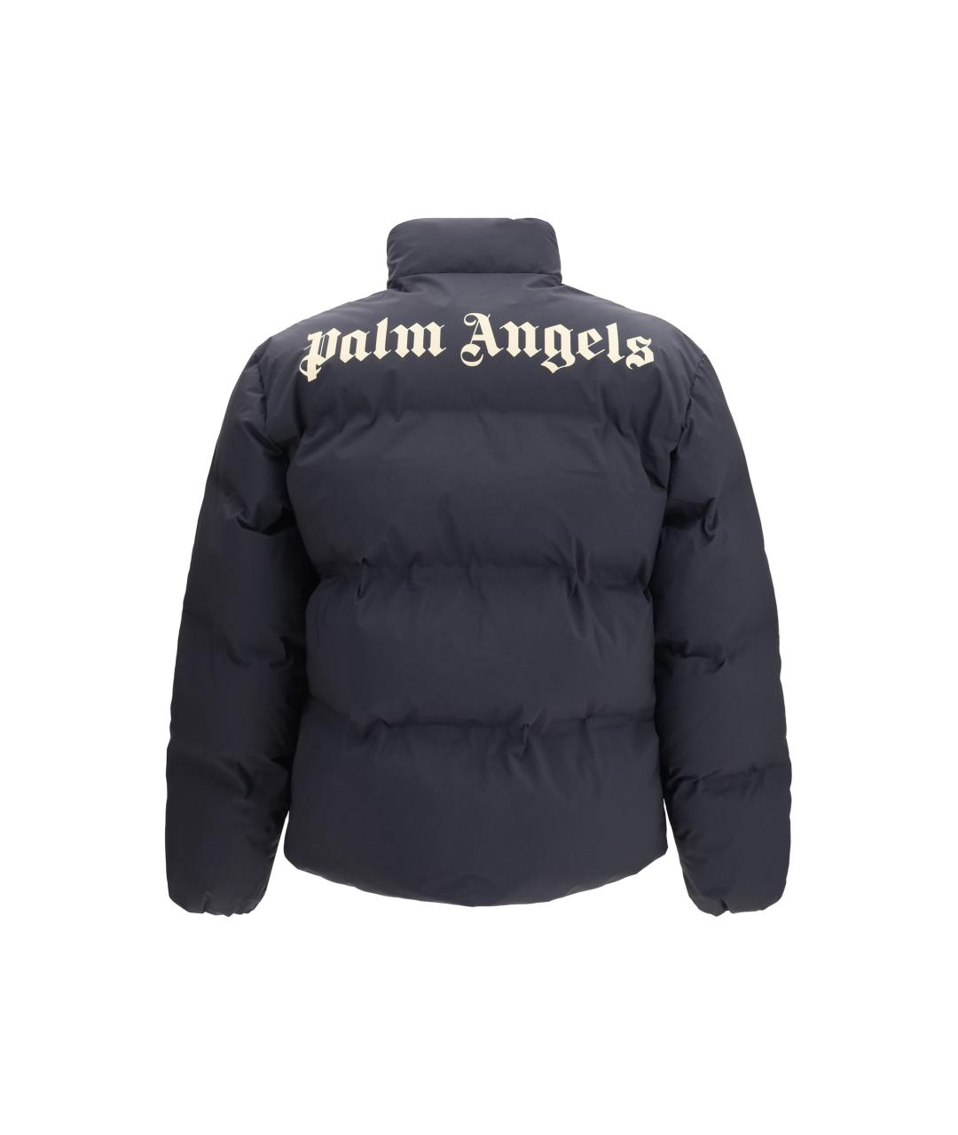 PALM ANGELS Черный полиамидовый пуховик, фото 2