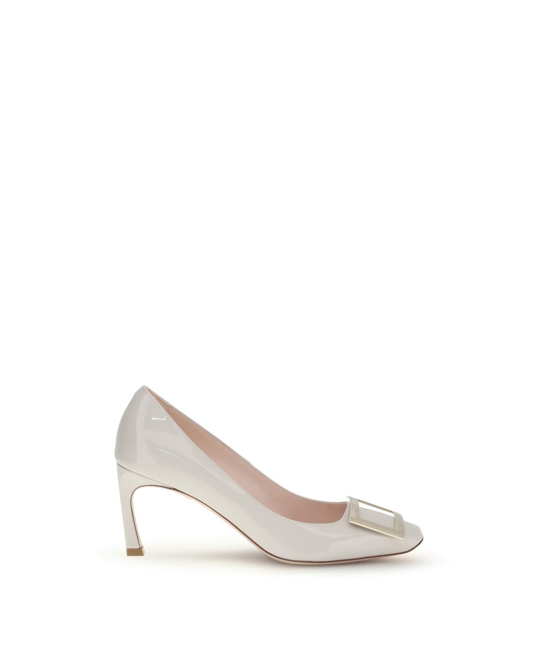 ROGER VIVIER Белые туфли из лакированной кожи, фото 1