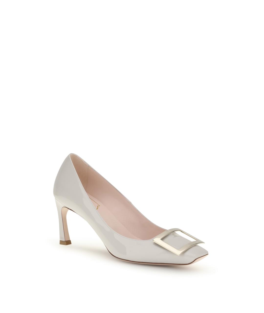 ROGER VIVIER Белые туфли из лакированной кожи, фото 2