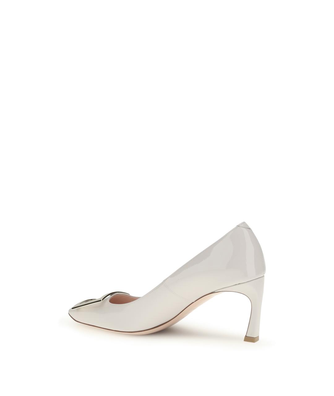 ROGER VIVIER Белые туфли из лакированной кожи, фото 3