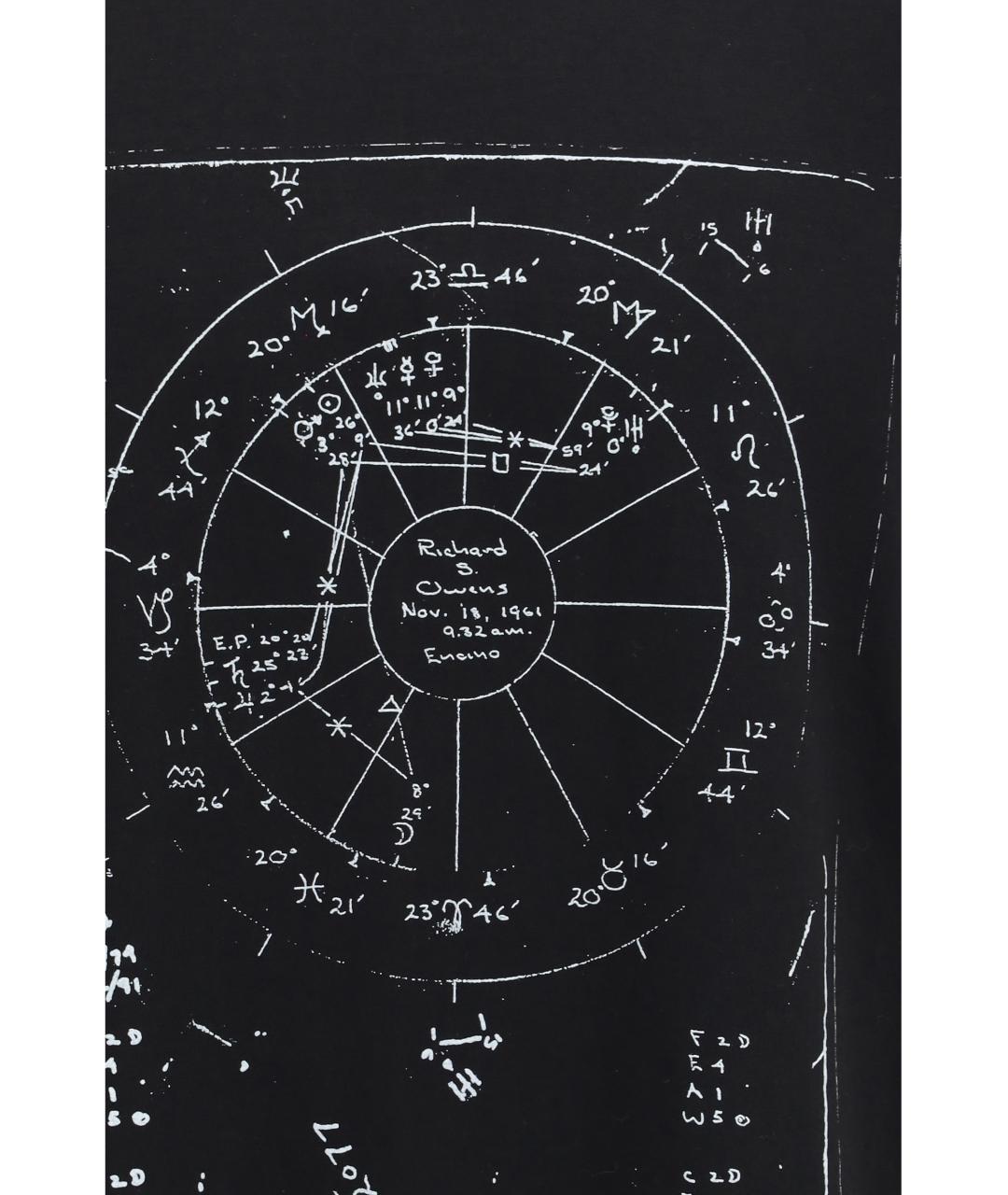 RICK OWENS Черная хлопковая футболка, фото 3