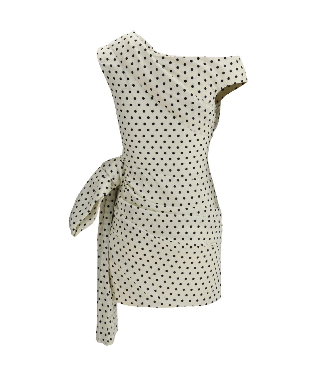 SELF-PORTRAIT Бежевое полиэстеровое коктейльное платье, фото 2