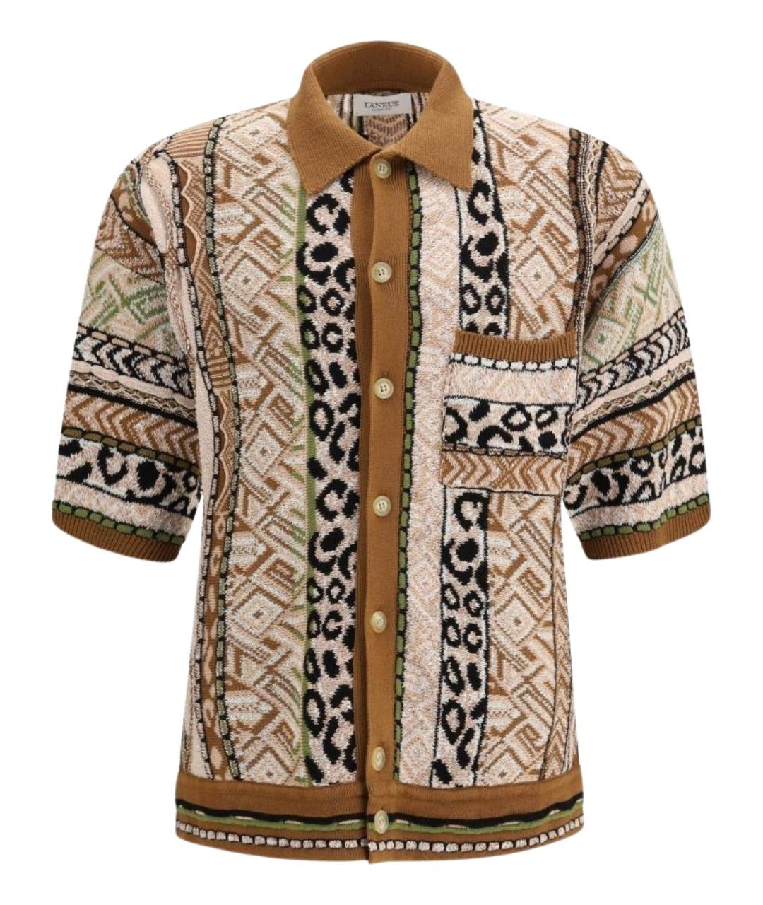 LANEUS Мульти хлопковая кэжуал рубашка, фото 1