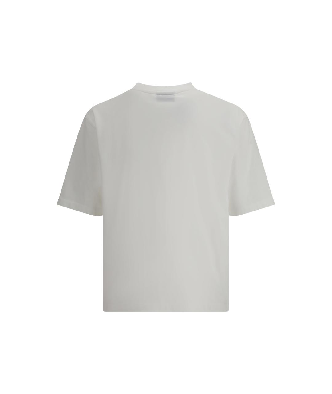 DSQUARED2 Белая хлопковая футболка, фото 2