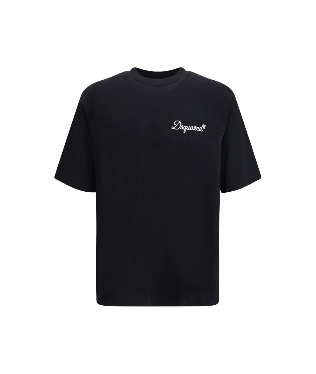 DSQUARED2 Черная хлопковая футболка, фото 1