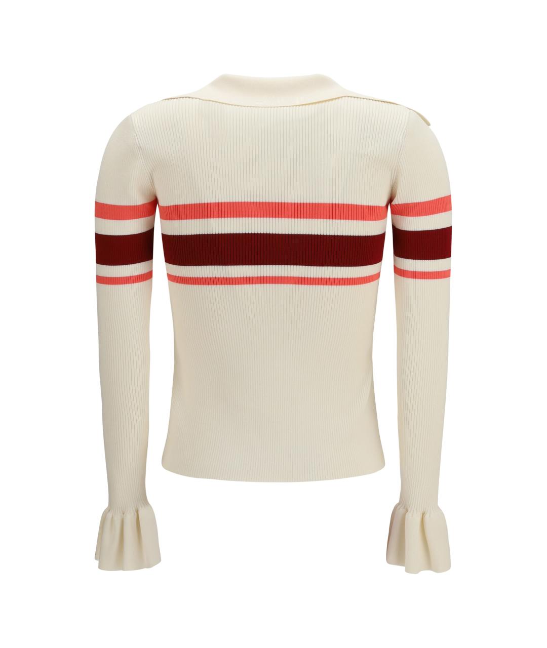 SELF-PORTRAIT Бежевый вискозный кардиган, фото 2