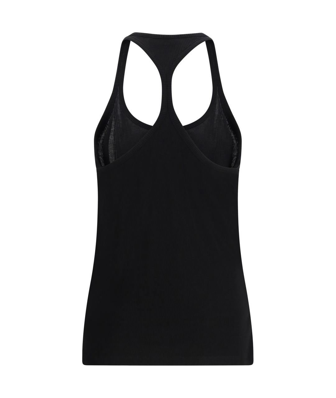 TOM FORD Черная шелковая майка, фото 2