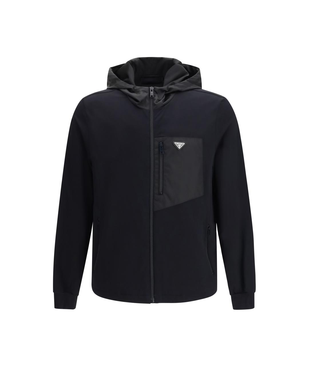 PRADA Черная хлопковая куртка, фото 1