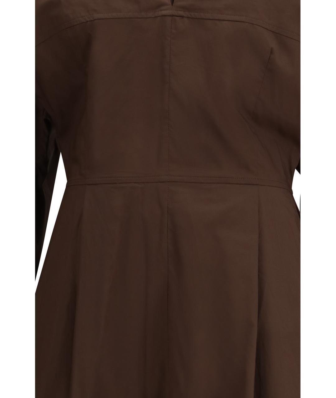 THELATEST Коричневый хлопковый комбинезон, фото 3