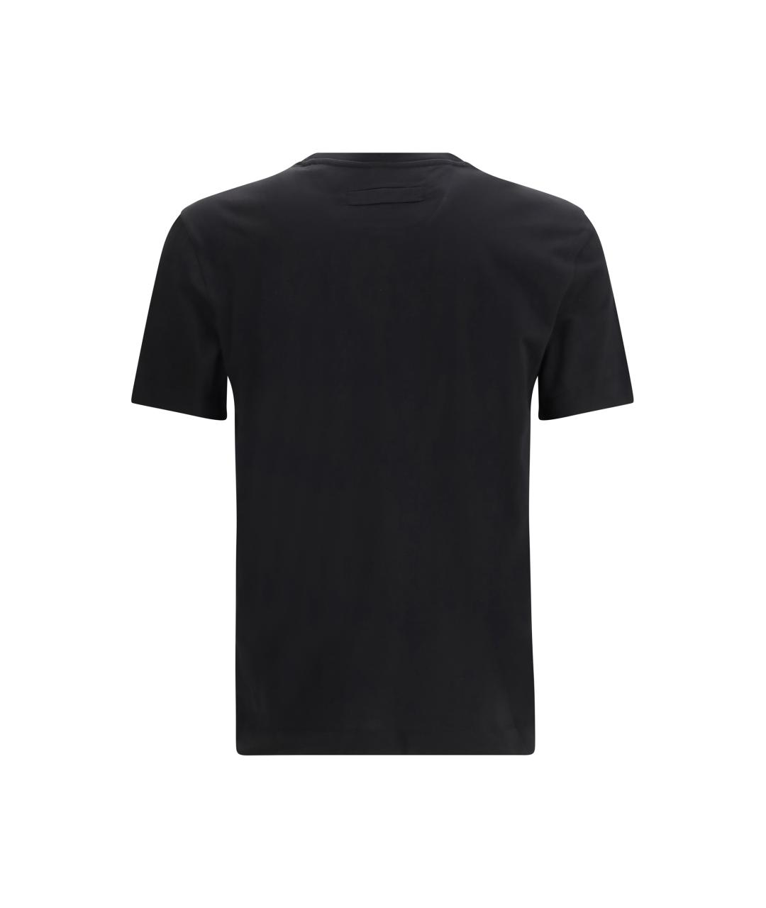 ZEGNA Черная хлопковая футболка, фото 2