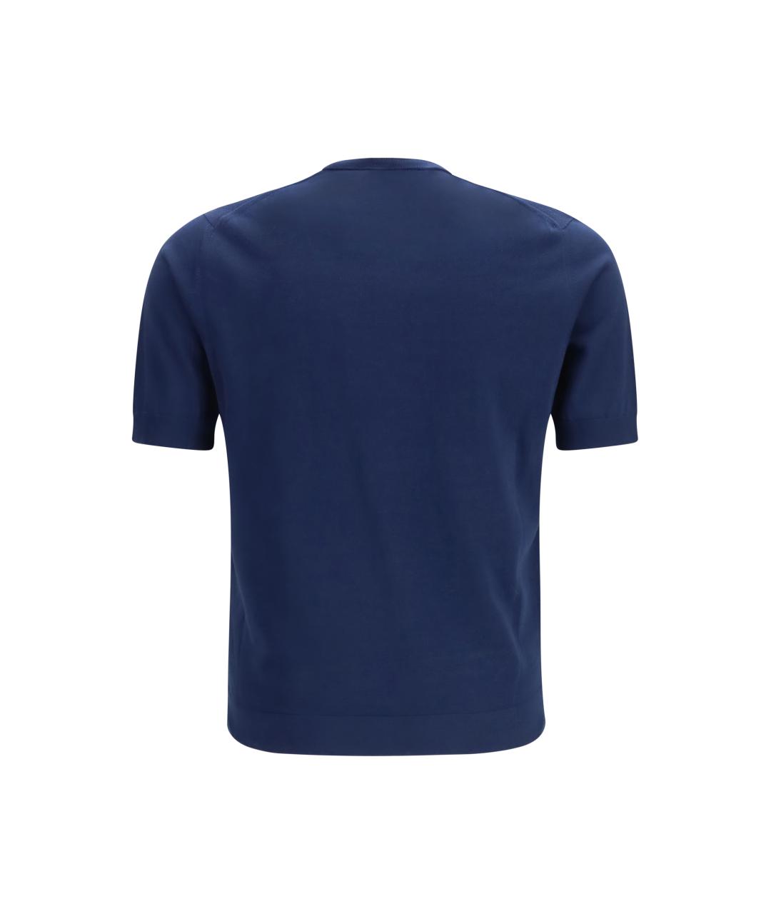 PRADA Синий хлопковый джемпер / свитер, фото 2