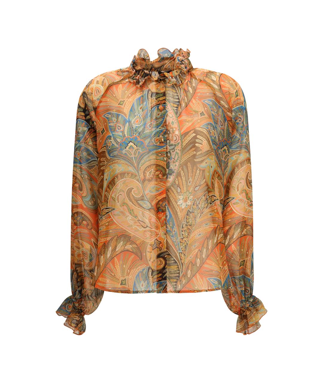 ETRO Мульти шелковая рубашка, фото 1