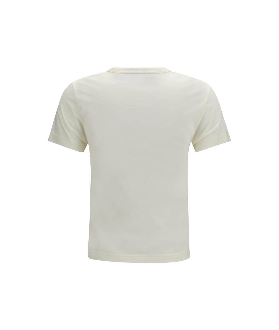 GUCCI Белая хлопковая футболка, фото 2