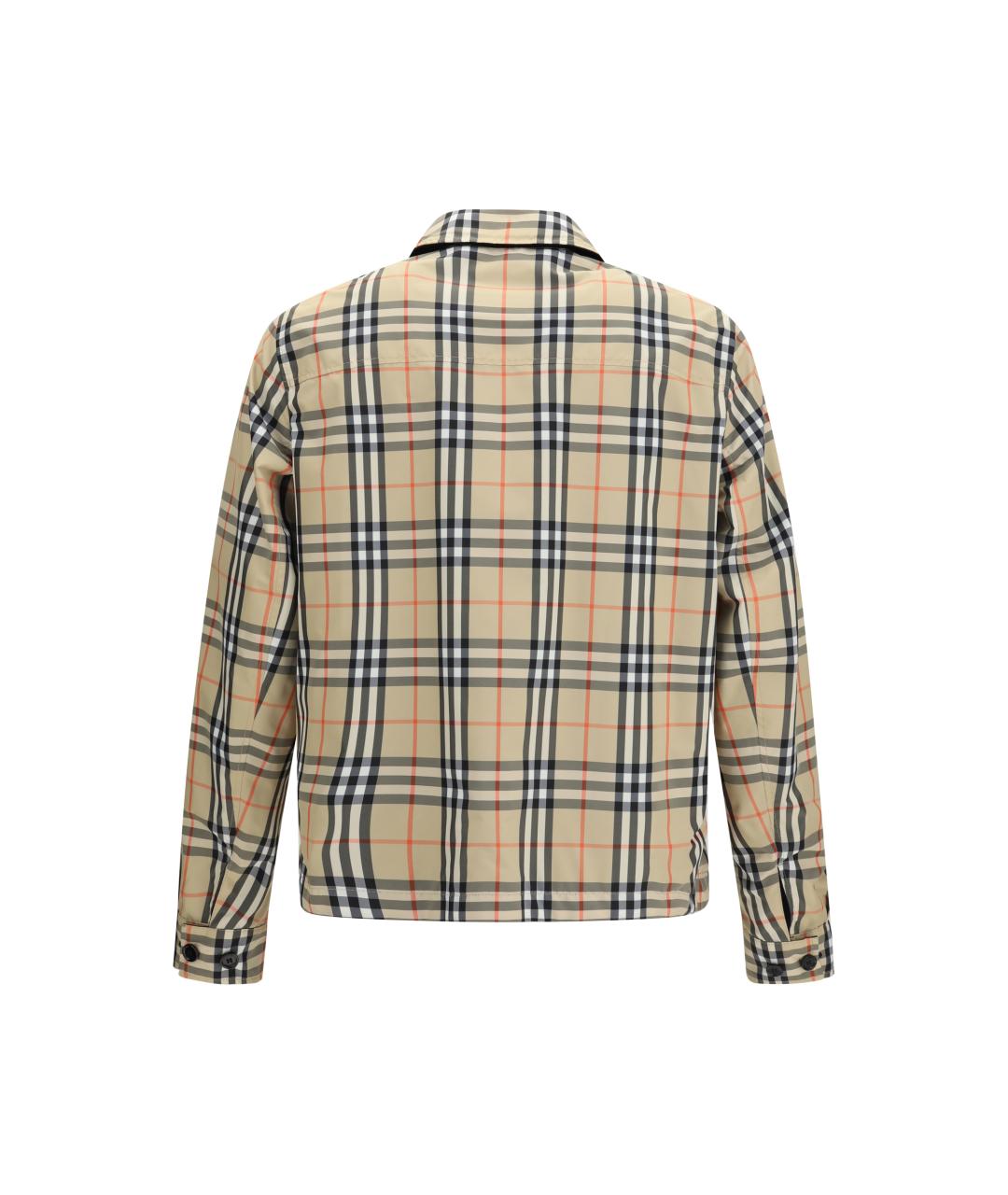 BURBERRY Черная полиамидовая куртка, фото 4