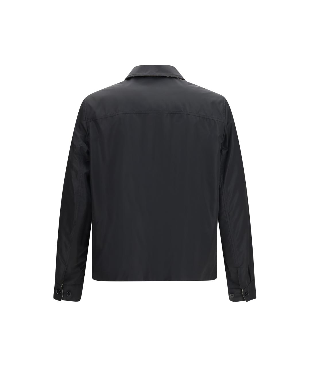 BURBERRY Черная полиамидовая куртка, фото 3