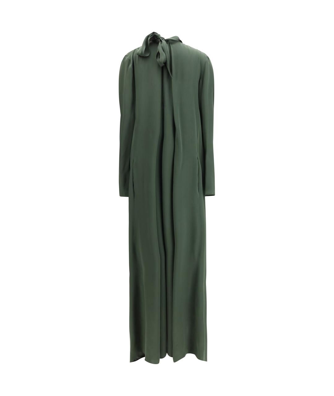 PETAR PETROV Зеленые шелковое вечернее платье, фото 2