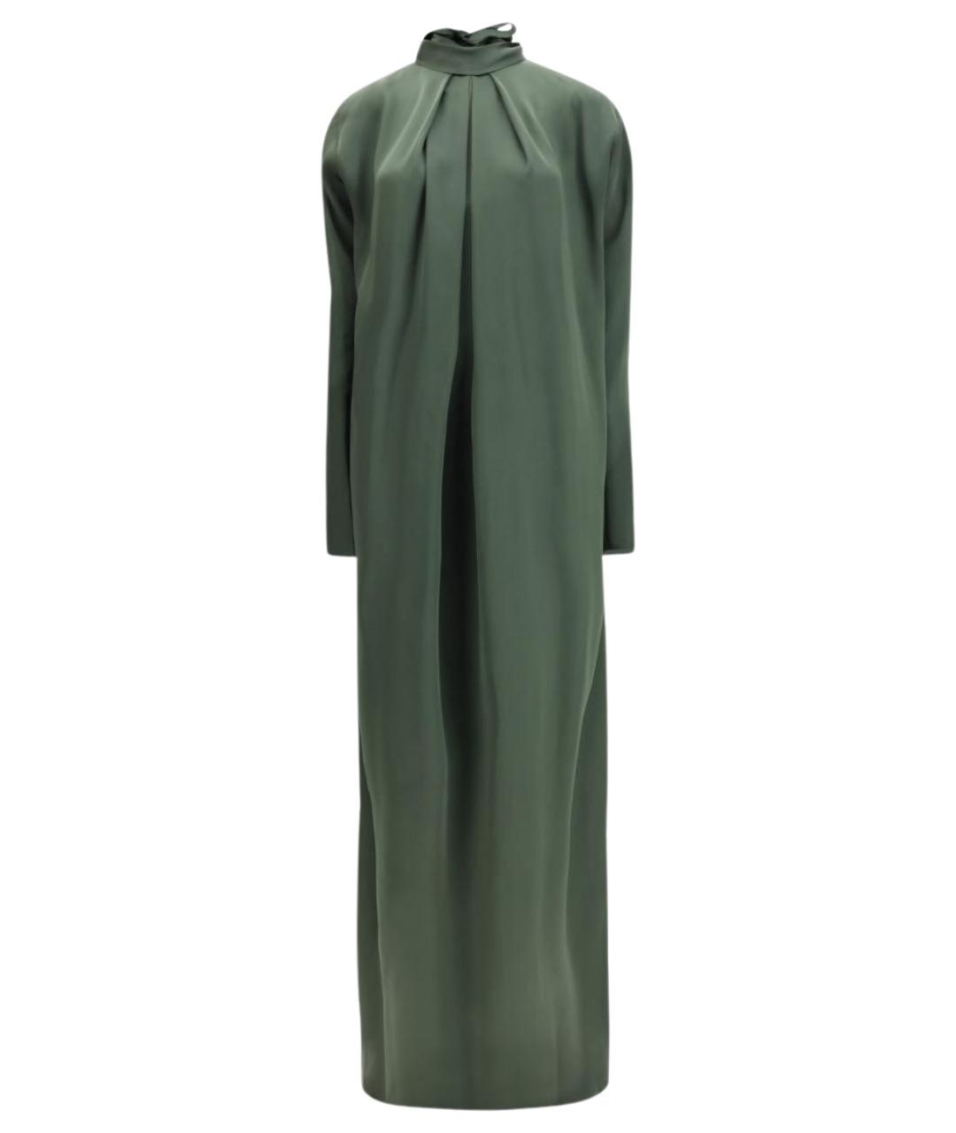 PETAR PETROV Зеленые шелковое вечернее платье, фото 1