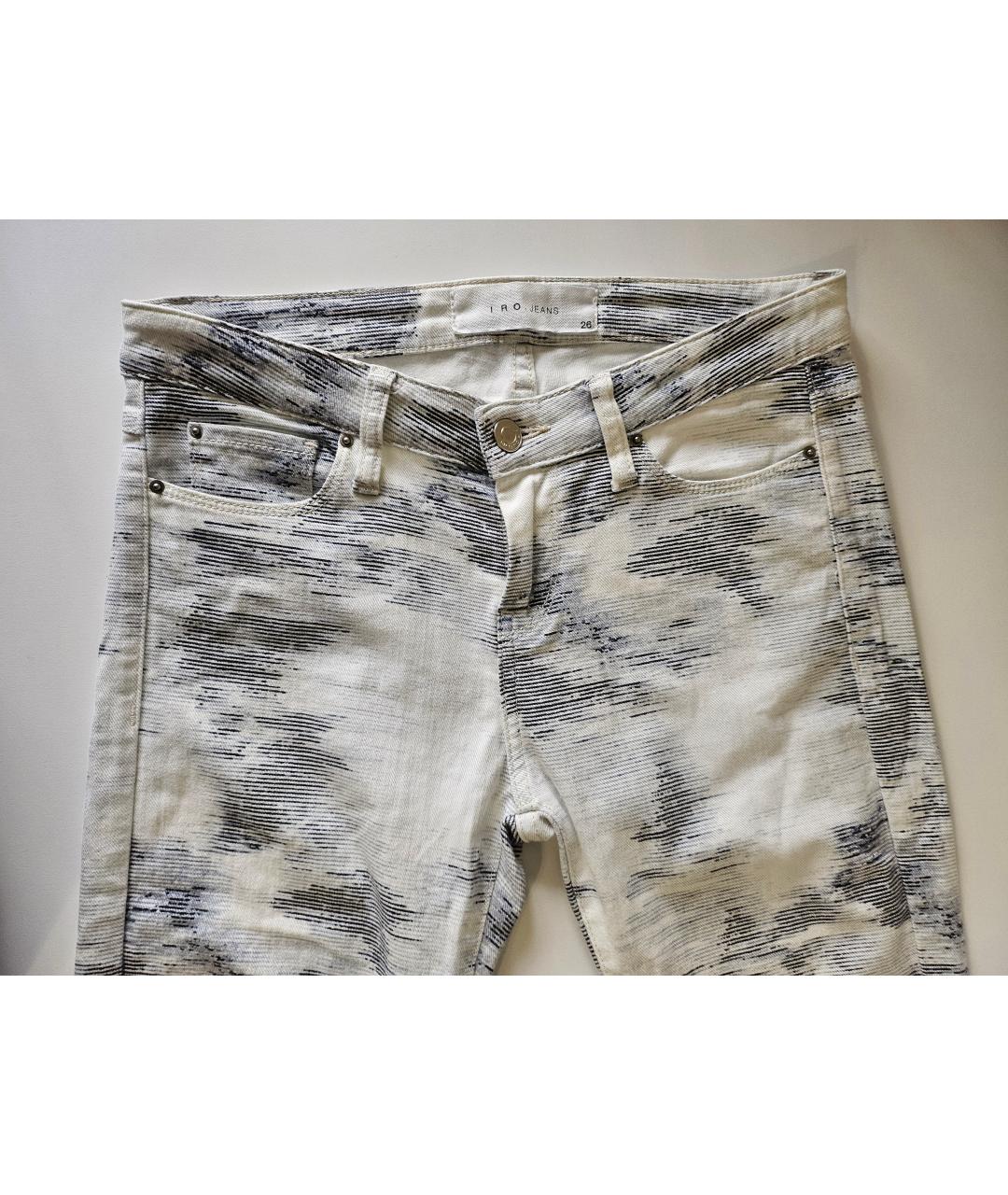 IRO Мульти хлопко-эластановые джинсы слим, фото 6