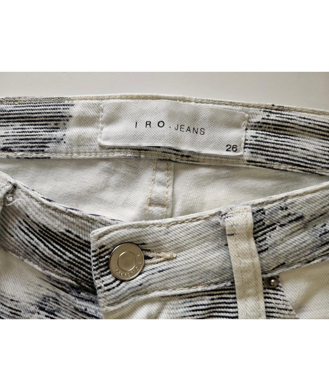 IRO Мульти хлопко-эластановые джинсы слим, фото 5