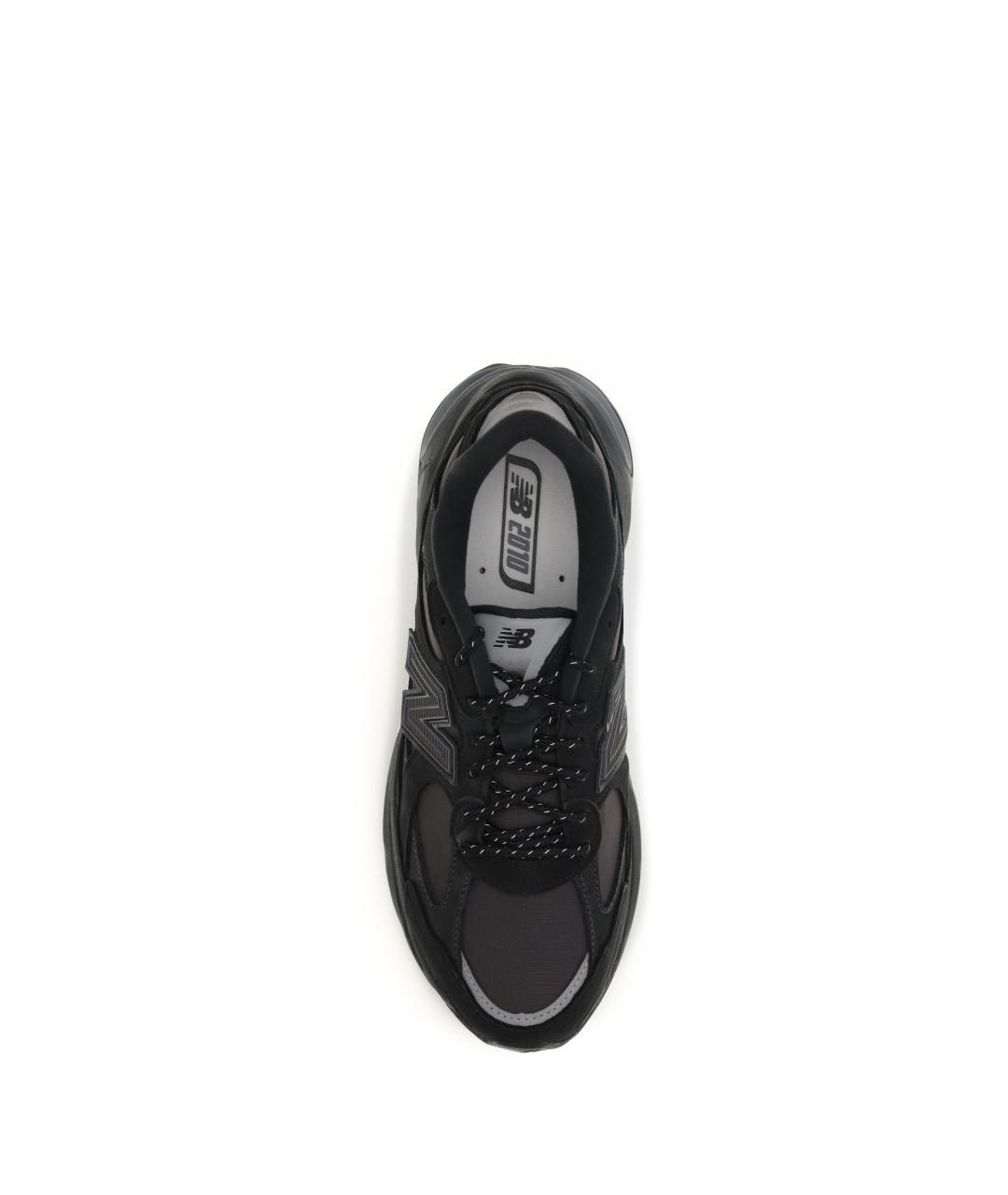 NEW BALANCE Черные замшевые низкие кроссовки / кеды, фото 4