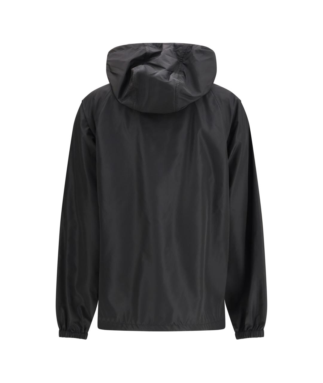 BURBERRY Черная полиамидовая куртка, фото 2